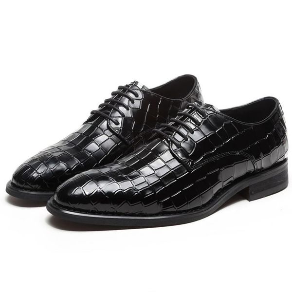 crocodile pattern genuine leather dress shoes for men lace up cow leather oxfords grade man wedding footwear zy646, Black
crocodile pattern genuine leather dress shoes for men lace up cow leather oxfords grade man wedding footwear zy646, Black