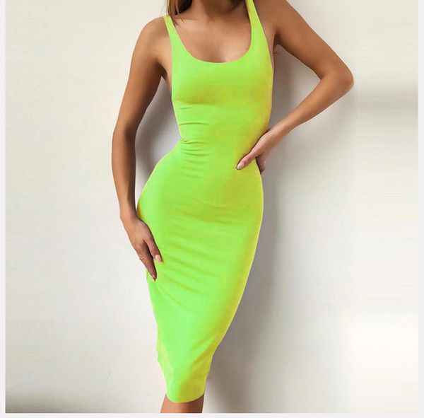 summer women black dresses autumn neon green bodycon spaghetti strap midi long party club tank dress for women female, Black;gray
summer women black dresses autumn neon green bodycon spaghetti strap midi long party club tank dress for women female, Black;gray