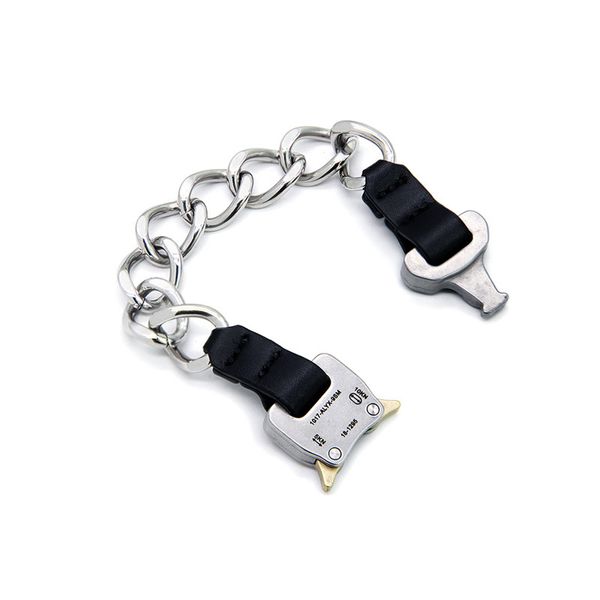 2020ss alyx chain necklace men women alyx metal button bracelet belts, Silver
2020ss alyx chain necklace men women alyx metal button bracelet belts, Silver