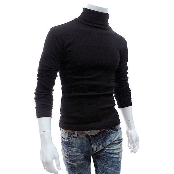 2019 new autumn winter men's sweater fashion turtleneck solid color casual sweater thin men's slim fit knitted pullovers, White;black
2019 new autumn winter men's sweater fashion turtleneck solid color casual sweater thin men's slim fit knitted pullovers, White;black
