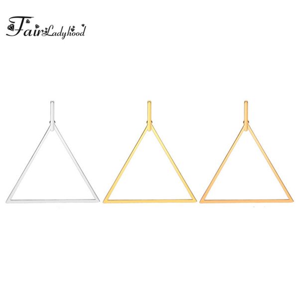 fairladyhood 2020 new fashion stainless steel triangle hoop earrings gold/silver/rose color earrings for women classic jewelry, Golden;silver
fairladyhood 2020 new fashion stainless steel triangle hoop earrings gold/silver/rose color earrings for women classic jewelry, Golden;silver