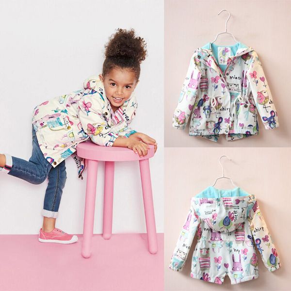 Cute Kids Girls Coat Clothing Tops Long Sleeve Outfits Lovely Animals Print Jacket Coat Hooded Spring Fall Girl Outerwear
Cute Kids Girls Coat Clothing Tops Long Sleeve Outfits Lovely Animals Print Jacket Coat Hooded Spring Fall Girl Outerwear
