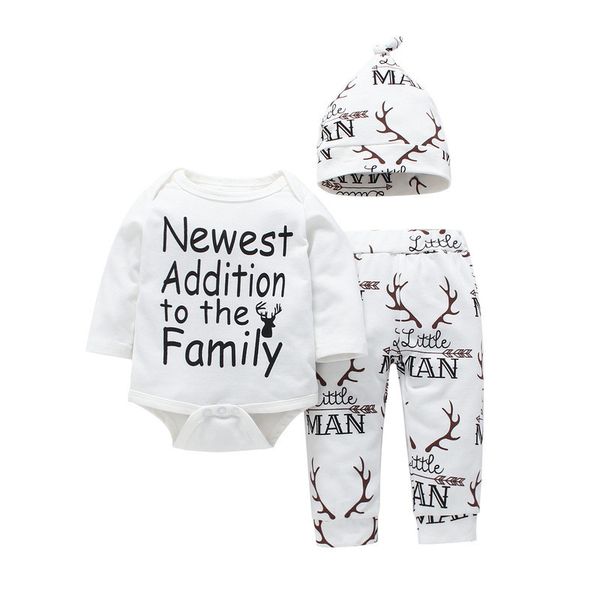 baby clothes fashion costume children's cotton newborn outfit three piece suit long sleeve romper set infant jumpsuits toddler c, White
baby clothes fashion costume children's cotton newborn outfit three piece suit long sleeve romper set infant jumpsuits toddler c, White