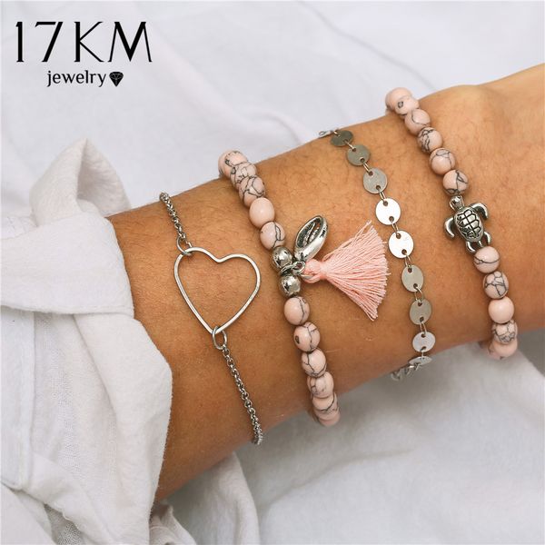 17km vintage heart boho bracelet set for women girl bohemian turtle shell tassel beads bracelets bangles female fashion jewelry, Golden;silver
17km vintage heart boho bracelet set for women girl bohemian turtle shell tassel beads bracelets bangles female fashion jewelry, Golden;silver