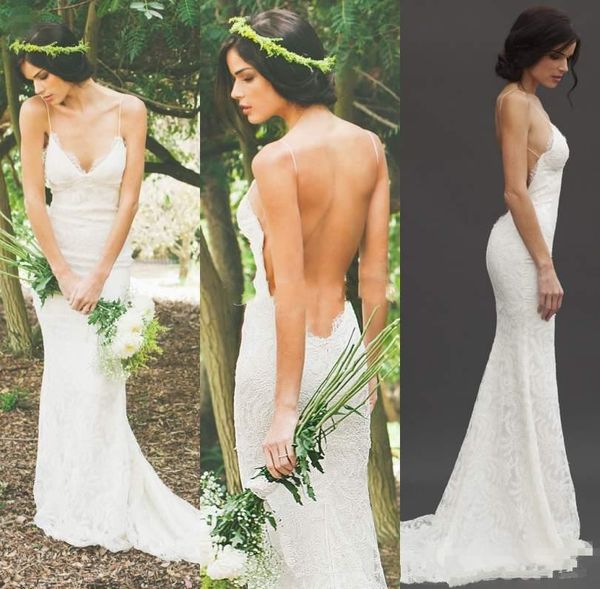 katie may beach mermaid wedding dresses 2019 modest spaghetti backless sweep train vintage bohemian country bridal wear gown, White
katie may beach mermaid wedding dresses 2019 modest spaghetti backless sweep train vintage bohemian country bridal wear gown, White