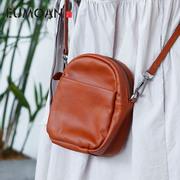 eumoan women's leather shoulder bag, slant mini bag, zipmobile phone literary and art hundred small round bag
eumoan women's leather shoulder bag, slant mini bag, zipmobile phone literary and art hundred small round bag