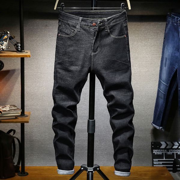denim jeans мужчины плюс размер solid color high stretch тонкой прямой повседневная мытая полная длина мужской cowboy tide, Blue
denim jeans мужчины плюс размер solid color high stretch тонкой прямой повседневная мытая полная длина мужской cowboy tide, Blue