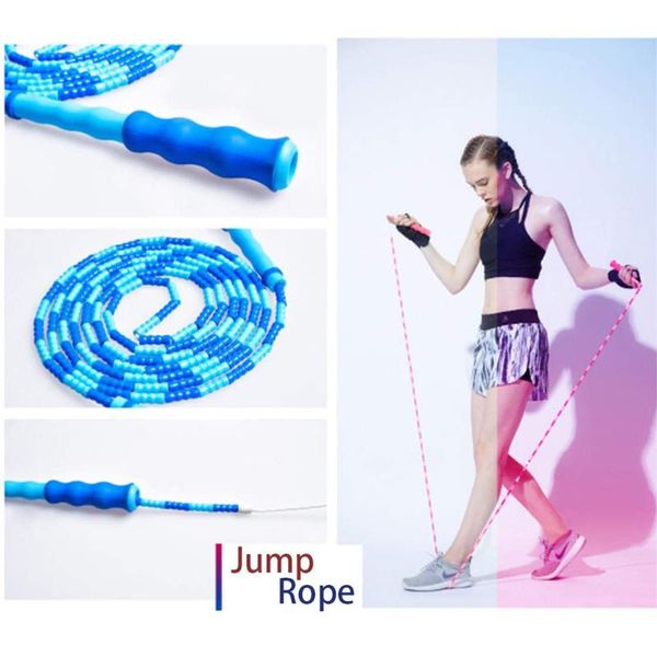 soft beaded jump rope fitness skipping rope for kids men and women adjustable fitness equipments body building bamboo jump
soft beaded jump rope fitness skipping rope for kids men and women adjustable fitness equipments body building bamboo jump