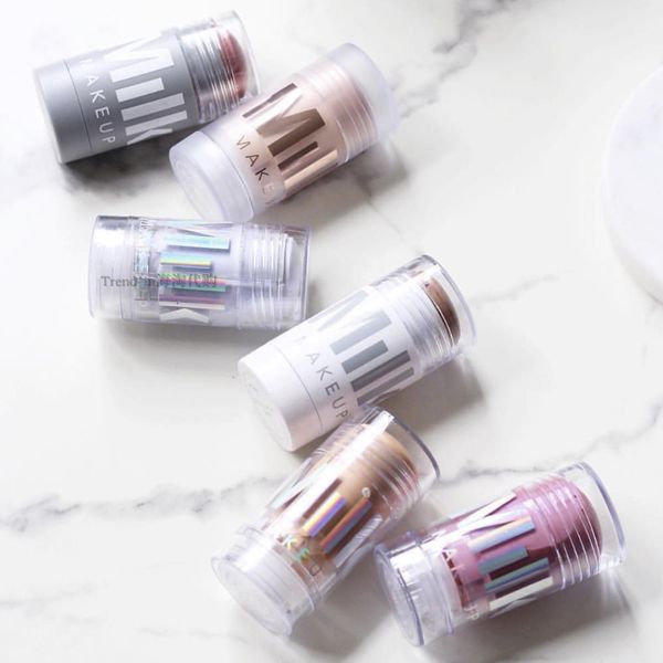 milk makeup matte primer blur stick luminous blur stick milk makeup holographic highlighter stick 28g stardust supernova mars dhl shipping