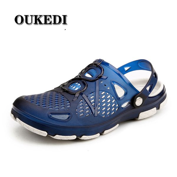 2019 summer men beach sandals jelly shoes hard-wearing rubble sandalias outdoor slippers flip flops water shoes, Black
2019 summer men beach sandals jelly shoes hard-wearing rubble sandalias outdoor slippers flip flops water shoes, Black
