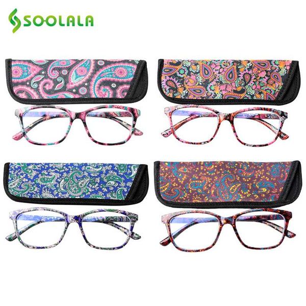 soolala floral printed anti blue light reading glasses women computer protection spring hinge presbyopic reading glasses, White;black
soolala floral printed anti blue light reading glasses women computer protection spring hinge presbyopic reading glasses, White;black