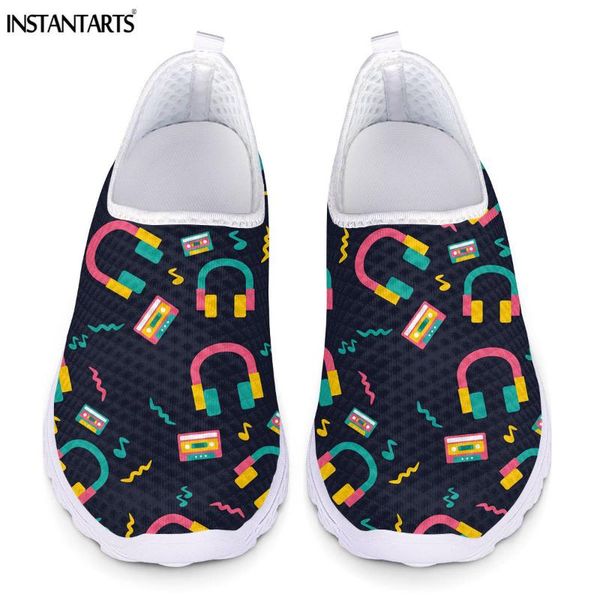instantarts color music note pattern women casual shoes summer slip on breathable mesh sneaker walking jogging shoes lightweight, Black
instantarts color music note pattern women casual shoes summer slip on breathable mesh sneaker walking jogging shoes lightweight, Black