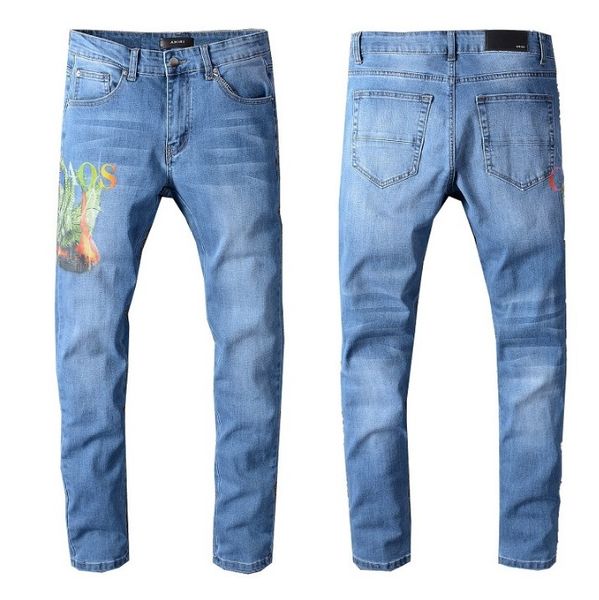 2020 designer jeans men's summer fashion stretch slim straight jeans denim trend men's casual pants wholesale-o1, Blue
2020 designer jeans men's summer fashion stretch slim straight jeans denim trend men's casual pants wholesale-o1, Blue
