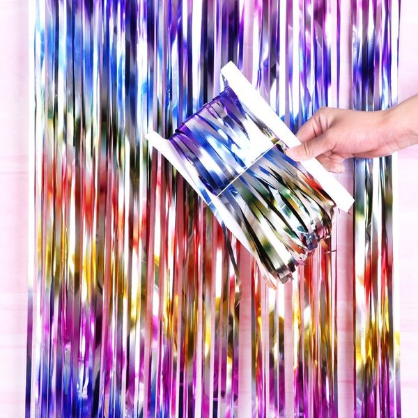 party decoration 1*2m metallic foil fringe curtains for wedding backdrop decorative tinsel curtain birthday graduation po decor
party decoration 1*2m metallic foil fringe curtains for wedding backdrop decorative tinsel curtain birthday graduation po decor