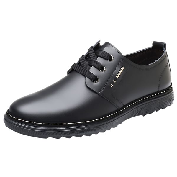 men slip on lazy shoes breathable casual shoes men business leather casual round toe lace-up shoe male suit shoes#530, Black
men slip on lazy shoes breathable casual shoes men business leather casual round toe lace-up shoe male suit shoes#530, Black