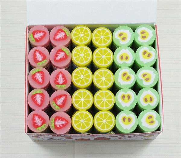 fruit eraser 30pcs/pack candy color stationery eraser fruit series rubber erasers school supplies for student gift wholesale
fruit eraser 30pcs/pack candy color stationery eraser fruit series rubber erasers school supplies for student gift wholesale