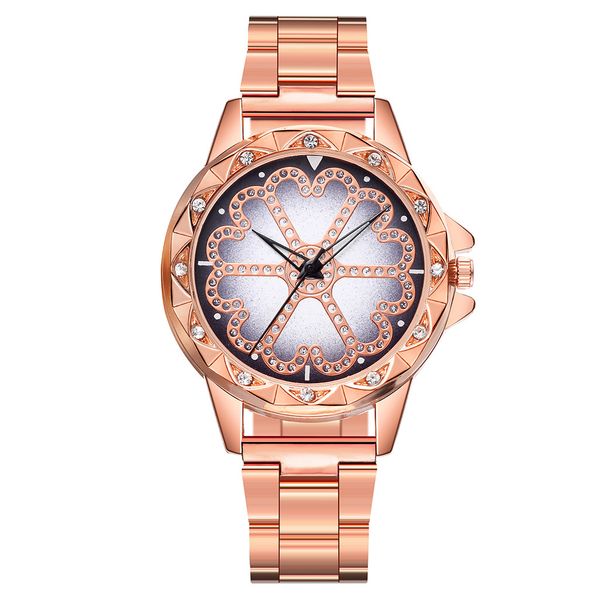 fashion simple casual business quartz stainless steel band women lucky flower rhinestone watch solid color buckle women watch, Slivery;brown
fashion simple casual business quartz stainless steel band women lucky flower rhinestone watch solid color buckle women watch, Slivery;brown