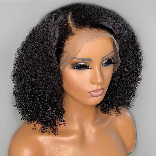 13x6 deep part afro kinky curly lace front wig with baby hair brazilian virgin short bob human hair wig for black women 9a, Black;brown
13x6 deep part afro kinky curly lace front wig with baby hair brazilian virgin short bob human hair wig for black women 9a, Black;brown
