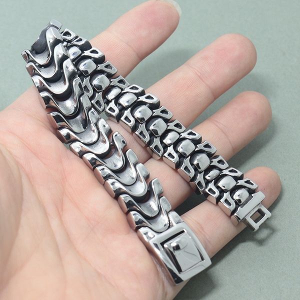 new product 21cm length,16mm width stainless steel bracelet for men,jewelry hip hop bracelets male jewelry accessories, Black
new product 21cm length,16mm width stainless steel bracelet for men,jewelry hip hop bracelets male jewelry accessories, Black
