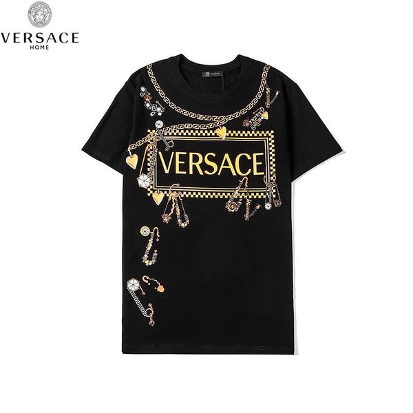 2019 men's designers shirt summer women's men's men's short sleeve shirt brand clothing letter print round neck-04, White
2019 men's designers shirt summer women's men's men's short sleeve shirt brand clothing letter print round neck-04, White