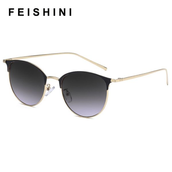 feishini brand oval metal frame cat eye sunglasses ladies 2020 fashion trendy womens glasses uv protector gradient grey, White;black
feishini brand oval metal frame cat eye sunglasses ladies 2020 fashion trendy womens glasses uv protector gradient grey, White;black
