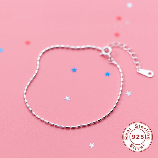 romad real sterling silver 925 bracelet simple rectangle beaded bracelets for women korean exquisite bracelet femme jewelry r4, Black
romad real sterling silver 925 bracelet simple rectangle beaded bracelets for women korean exquisite bracelet femme jewelry r4, Black