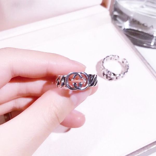 luxury design ring fashion personality vintage chain ring trend open ring wholesale jewelry supply, Silver
luxury design ring fashion personality vintage chain ring trend open ring wholesale jewelry supply, Silver