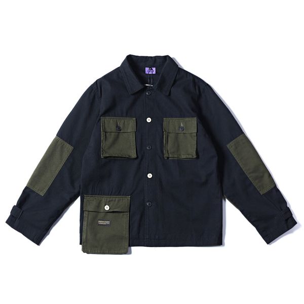 hip-hop lapel shirt coat men 2019 spring new plus size splice streetwear single breasted shirts men shirt, Black;brown
hip-hop lapel shirt coat men 2019 spring new plus size splice streetwear single breasted shirts men shirt, Black;brown