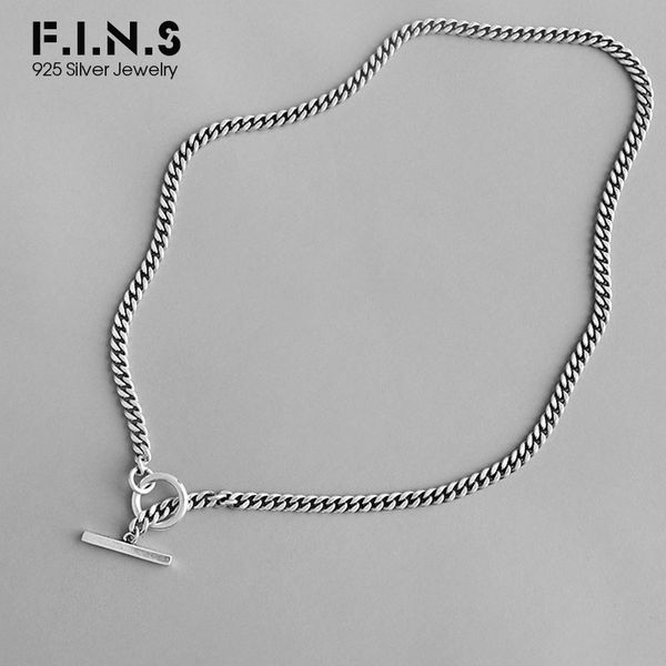 f.i.n.s s925 sterling silver necklace retro vintage circle and stick pendant antique silver chain choker necklace ornaments
f.i.n.s s925 sterling silver necklace retro vintage circle and stick pendant antique silver chain choker necklace ornaments