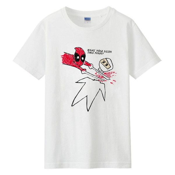 2018 New Marvel Comic Deadpool T Shirt Cosplay Wade Wilson Summer Style Cotton Printed Men women T-Shirt Casual Funny
2018 New Marvel Comic Deadpool T Shirt Cosplay Wade Wilson Summer Style Cotton Printed Men women T-Shirt Casual Funny