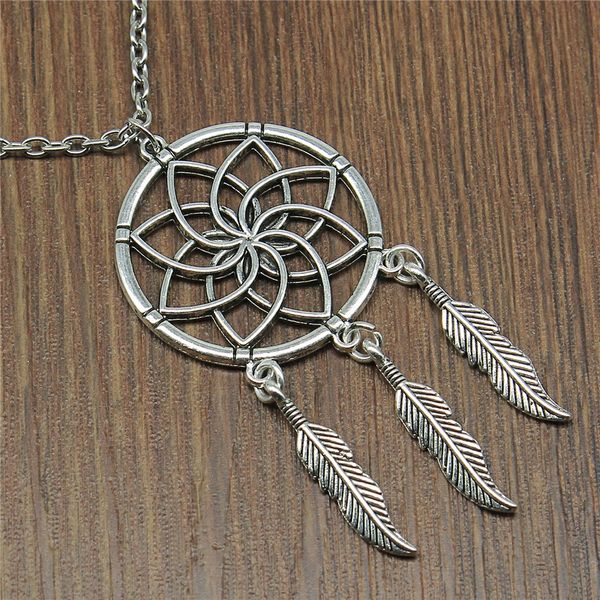 35x71mm dreamcatcher pendant necklace for women antique silver color fashion necklace jewelry accessories
35x71mm dreamcatcher pendant necklace for women antique silver color fashion necklace jewelry accessories