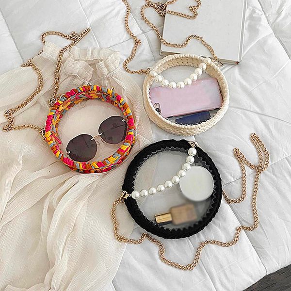 women shoulder bag jelly package hand-woven bag woven crossbodt bags for woman transparent messenger chain round bolsos
women shoulder bag jelly package hand-woven bag woven crossbodt bags for woman transparent messenger chain round bolsos
