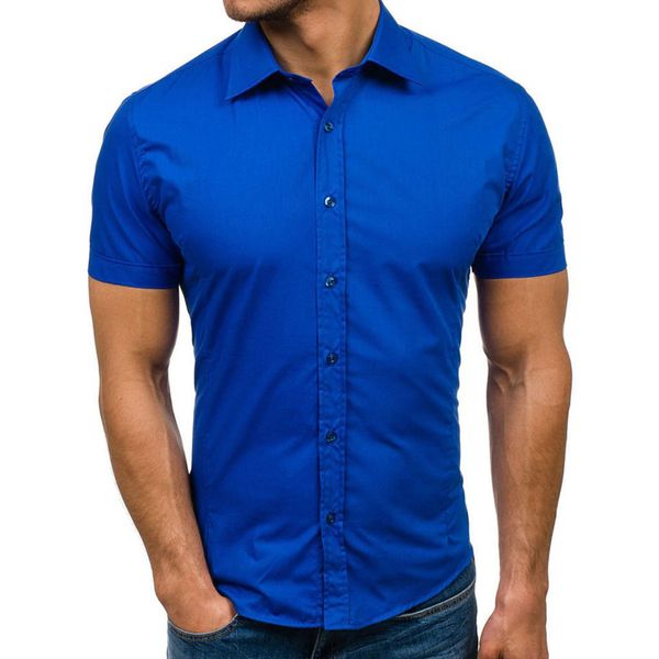slim fit male shirt summer men pure color button splicing pattern casual lapel turn-down collar short sleeve shirt sales, White;black
slim fit male shirt summer men pure color button splicing pattern casual lapel turn-down collar short sleeve shirt sales, White;black