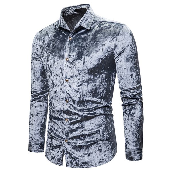 2019 autumn men solid color flannel velour casual dress shirt fashion wedding party slim fit long sleeve shirts chemise homme, White;black
2019 autumn men solid color flannel velour casual dress shirt fashion wedding party slim fit long sleeve shirts chemise homme, White;black