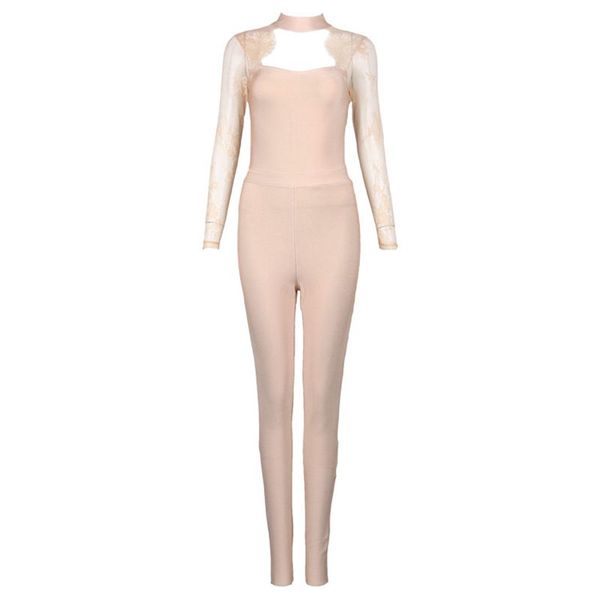 2019 halter women backless fashion long sleeve elegant nude lace embellishment bandage jumpsuit bodycon romper vestidos, Black;white
2019 halter women backless fashion long sleeve elegant nude lace embellishment bandage jumpsuit bodycon romper vestidos, Black;white