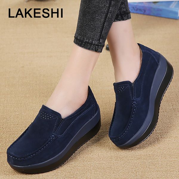 creepers women shoes cow suede leather flats spring platform shoes women loafers new moccasins female casual, Black
creepers women shoes cow suede leather flats spring platform shoes women loafers new moccasins female casual, Black