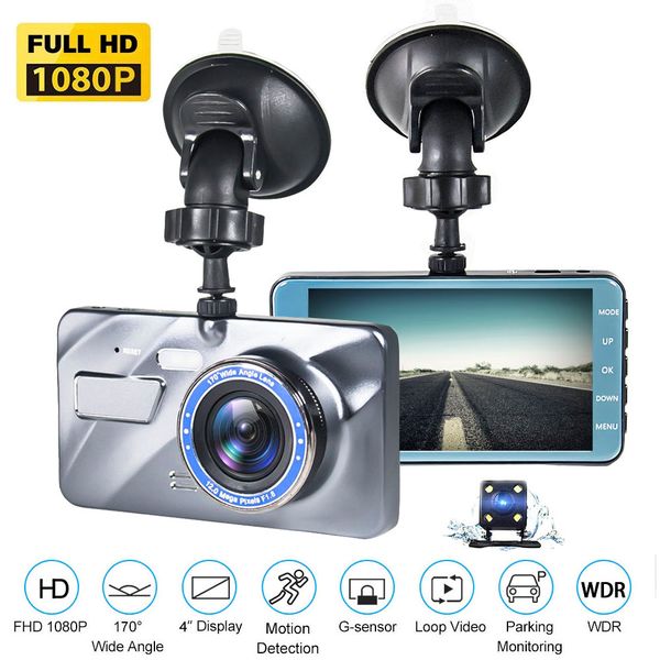 dash cam new dual lens car dvr camera full hd 1080p 4" ips front+rear 2.5d mirror night vision video recorder parking monitor
dash cam new dual lens car dvr camera full hd 1080p 4" ips front+rear 2.5d mirror night vision video recorder parking monitor