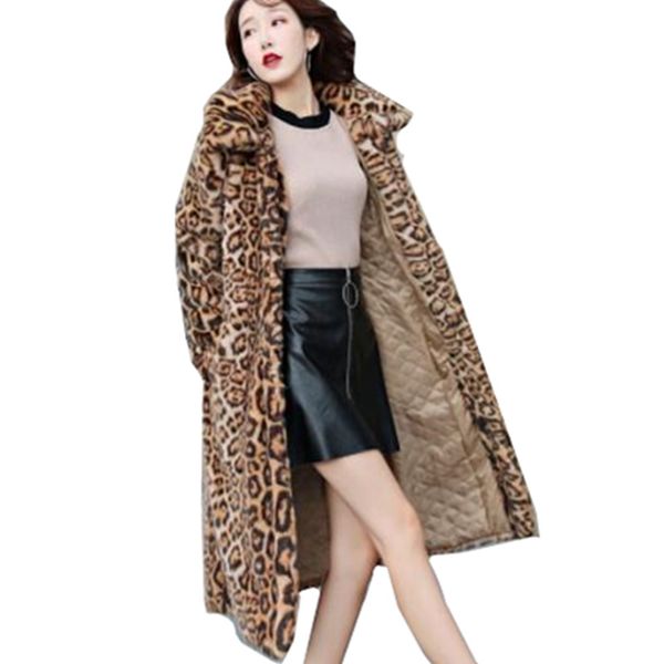 europe fashion winter new korea faux fur leopard coat slim women faux fur jacket long section was thin warm jacket female g991, Black
europe fashion winter new korea faux fur leopard coat slim women faux fur jacket long section was thin warm jacket female g991, Black