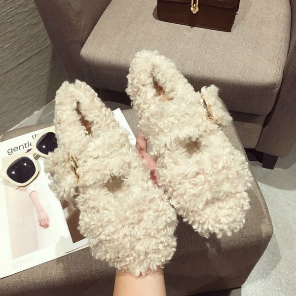 swyivy furry flats shoes women loafers winter warm fur 2019 female lovely casual shoes flat ballet for women winter cotton, Black
swyivy furry flats shoes women loafers winter warm fur 2019 female lovely casual shoes flat ballet for women winter cotton, Black