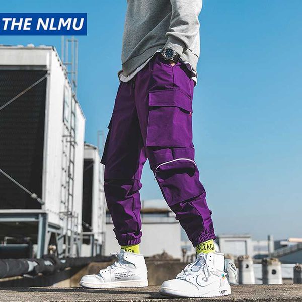men's big pockets cargo harem pants 2020 summer hip hop casual male joggers trousers black fashion streetwear pant purple wo221
men's big pockets cargo harem pants 2020 summer hip hop casual male joggers trousers black fashion streetwear pant purple wo221