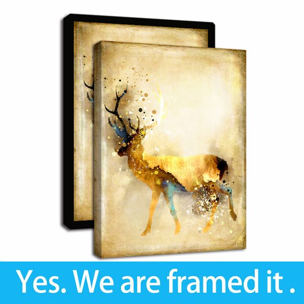 canvas wall art watercolor golden dreamy animal retro elk picture print on canvas paintings artwork for living room wall decor
canvas wall art watercolor golden dreamy animal retro elk picture print on canvas paintings artwork for living room wall decor