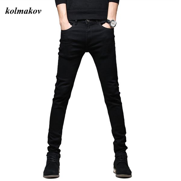 men's jeans kolmakov arrival style fashion casual slim elastic black pencil pants skinny trousers 27-36, Blue
men's jeans kolmakov arrival style fashion casual slim elastic black pencil pants skinny trousers 27-36, Blue
