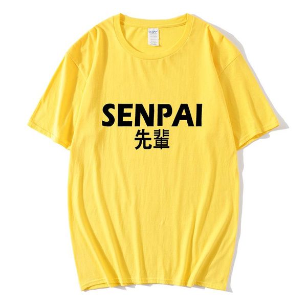20 summer printed senpai t-shirt anime 100% cotton men/women white black hip funny letter tee fashion harajuku
20 summer printed senpai t-shirt anime 100% cotton men/women white black hip funny letter tee fashion harajuku