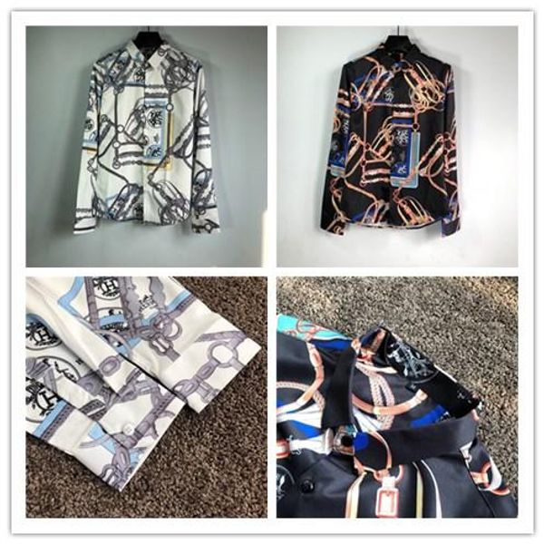 19aw luxurious brand design paris herm shirts casual full printing long sleeve summer tee fashion breathable streetwear outdoor tshirt, Gray;blue
19aw luxurious brand design paris herm shirts casual full printing long sleeve summer tee fashion breathable streetwear outdoor tshirt, Gray;blue