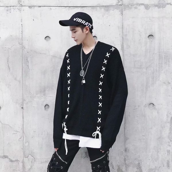 autumn winter sweater men 2019 new arrival casual pullover men long sleeve o-neck patchwork knitted solid sweaters, White;black
autumn winter sweater men 2019 new arrival casual pullover men long sleeve o-neck patchwork knitted solid sweaters, White;black
