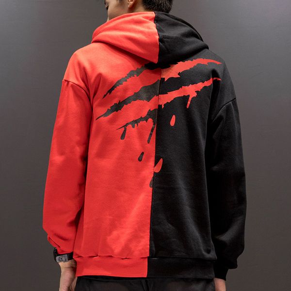 sua suamoment hip-hop blood claw scratches letter men women autumn wear long sleeved loose round neck fleeces pullover oa hd8323 ali, Black;red
sua suamoment hip-hop blood claw scratches letter men women autumn wear long sleeved loose round neck fleeces pullover oa hd8323 ali, Black;red