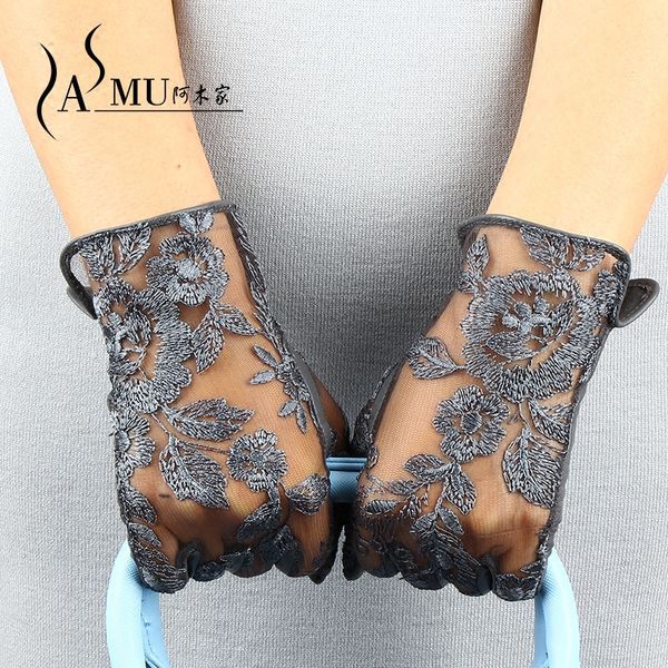 fashion brand lace genuine leather gloves women sheepskin gloves mittens ladys outdoor sunscreen driving gloves ing, Blue;gray
fashion brand lace genuine leather gloves women sheepskin gloves mittens ladys outdoor sunscreen driving gloves ing, Blue;gray