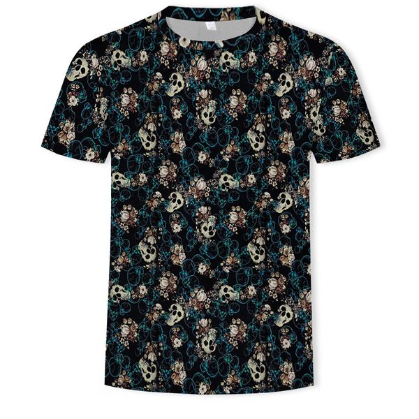 mens designer floral pattern 3d digital printing round collar short sleeve t-shirt, White;black
mens designer floral pattern 3d digital printing round collar short sleeve t-shirt, White;black