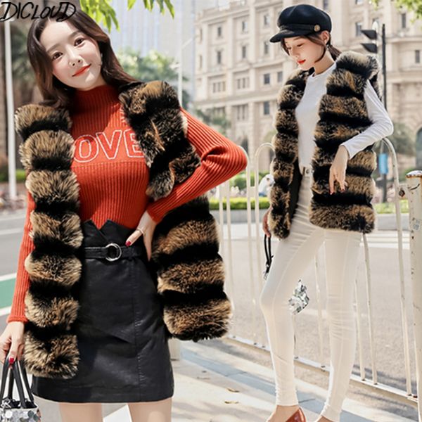 dicloud vintage faux fur vest women winter vinatge long vest ladies sleeveless coats woman designer woolen waistcoat korean new, Black;white
dicloud vintage faux fur vest women winter vinatge long vest ladies sleeveless coats woman designer woolen waistcoat korean new, Black;white