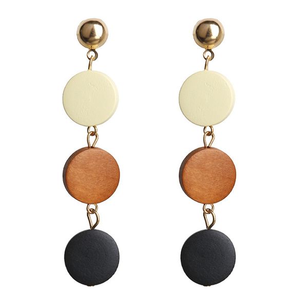 5 colors vintage long wooden earrings for women simple geometric round dangling drop earrings ladies jewelry, Silver
5 colors vintage long wooden earrings for women simple geometric round dangling drop earrings ladies jewelry, Silver